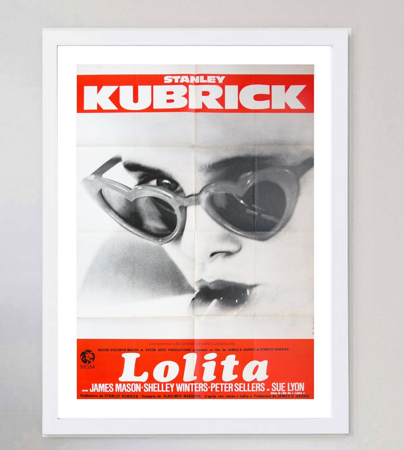 1962 Lolita (französisch) Original-Vintage-Poster im Zustand „Gut“ im Angebot in Winchester, GB