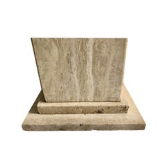 1962 Mid Century Large Travertine Lamp