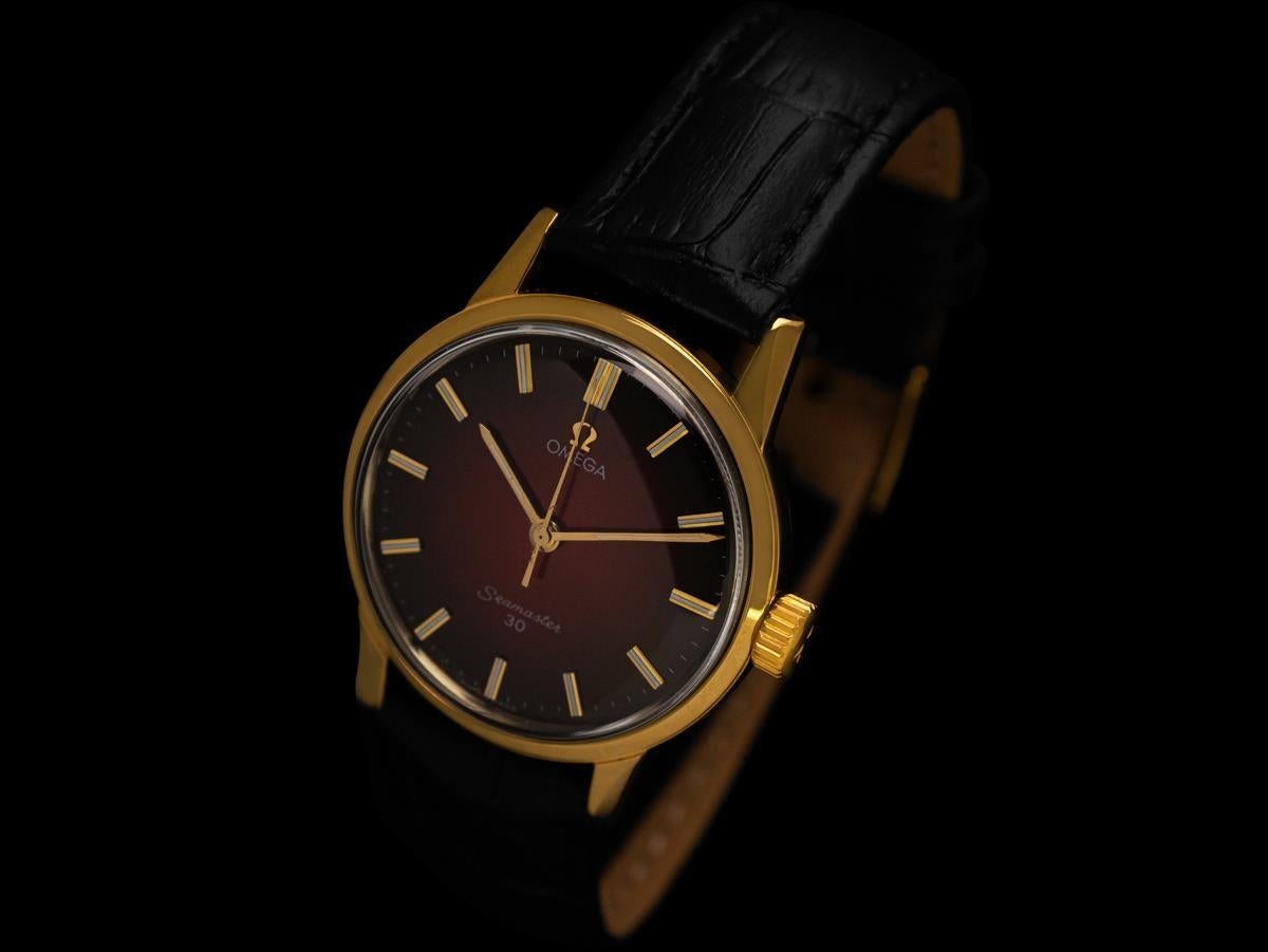 1962 Reloj Omega Seamaster 30 Vintage de cuerda manual para caballero, modelo más grande de 35 mm en Bueno estado para la venta en Suwanee, GA