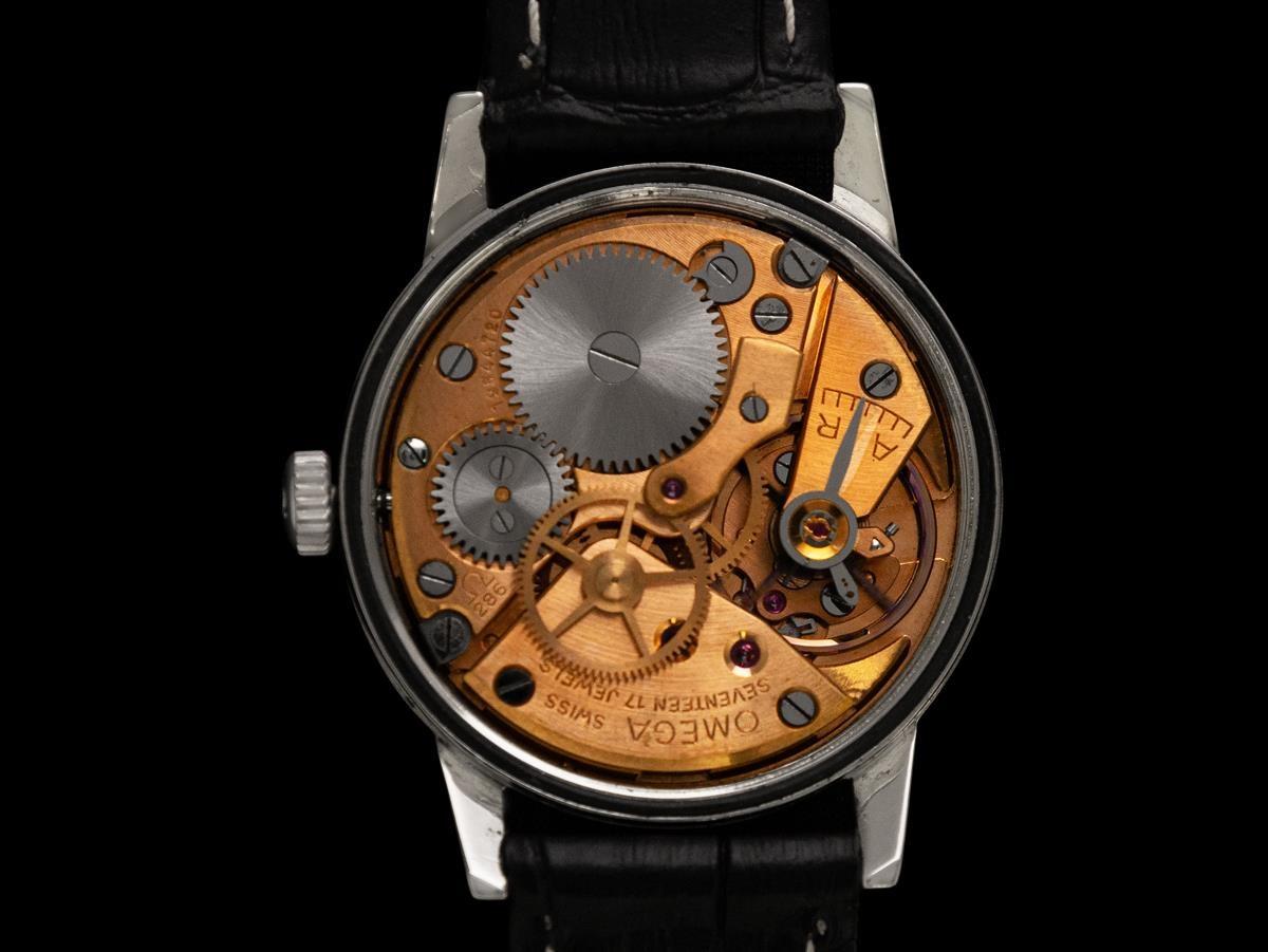 1962 Reloj Omega Seamaster 30 Vintage de cuerda manual para caballero, modelo más grande de 35 mm - SS en venta 3