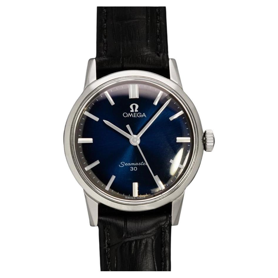 1962 Omega Seamaster 30 Vintage Herrenuhr mit Handaufzug, größeres 35mm Modell - SS
