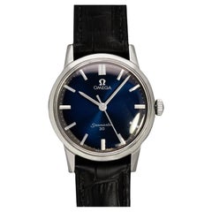 1962 Omega Seamaster 30 Vintage Mens Handwound Watch, Larger 35mm Model - SS