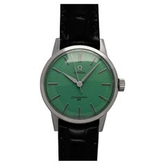 1962 Omega Seamaster 30 Vintage Mens Handwound Watch, Larger 35mm Model - SS