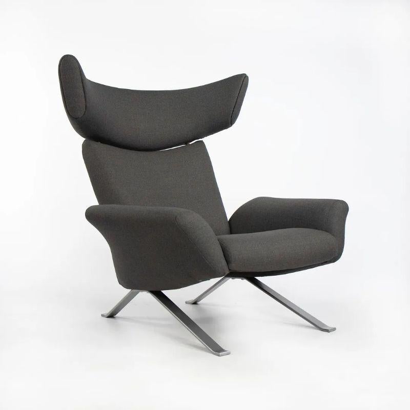 1962 Rare Kurt Ostervig Lounge Chair for Henry Rolschau Mobler of Vejen Denmark In Good Condition For Sale In Philadelphia, PA