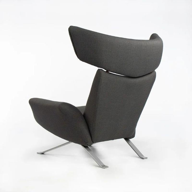 1962 Rare Kurt Ostervig Lounge Chair for Henry Rolschau Mobler of Vejen Denmark For Sale 2
