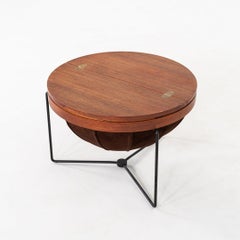 1962 Rastad and Relling for Rasmus Solberg Syklus Sewing Table in Teak