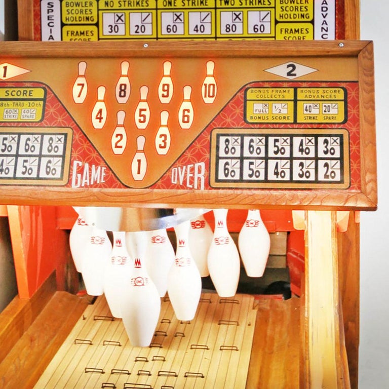 Vintage arcade bowling game for sale