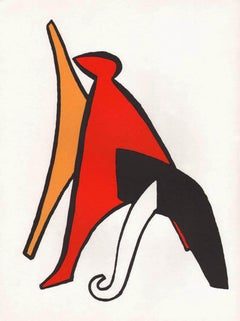 1963 Alexander Calder Stabiles Lithograph for Derriere le Miroir No. 141