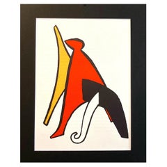 1963 Alexander Calder Stabiles Lithograph for Derriere le Miroir No. 141