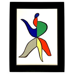 1963 Alexander Calder Lithographie de Stabiles tirée de Derriere le Miroir No. 141