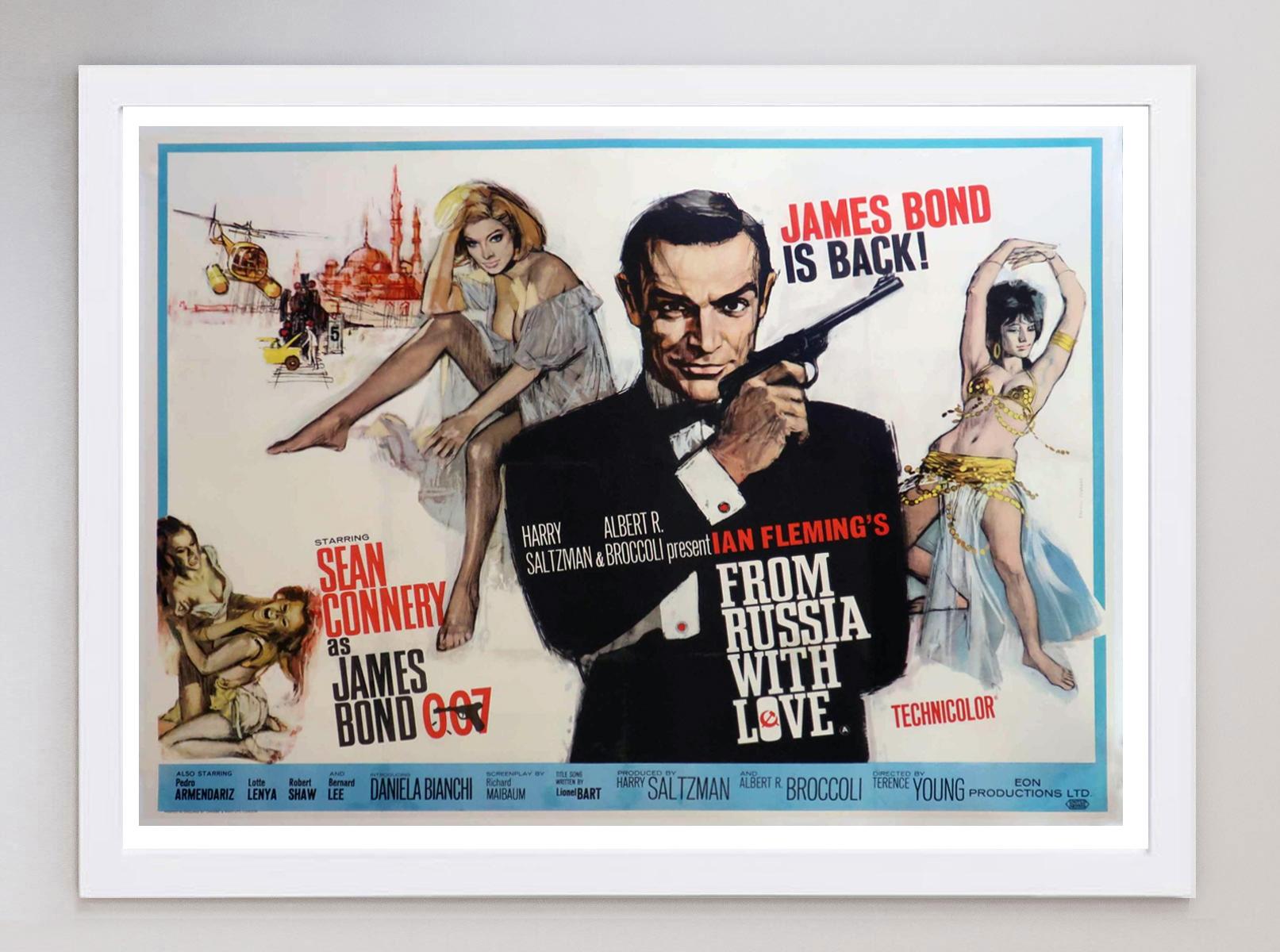 Mid-Century Modern 1963 from Russia with Love Original Vintage Poster For Sale