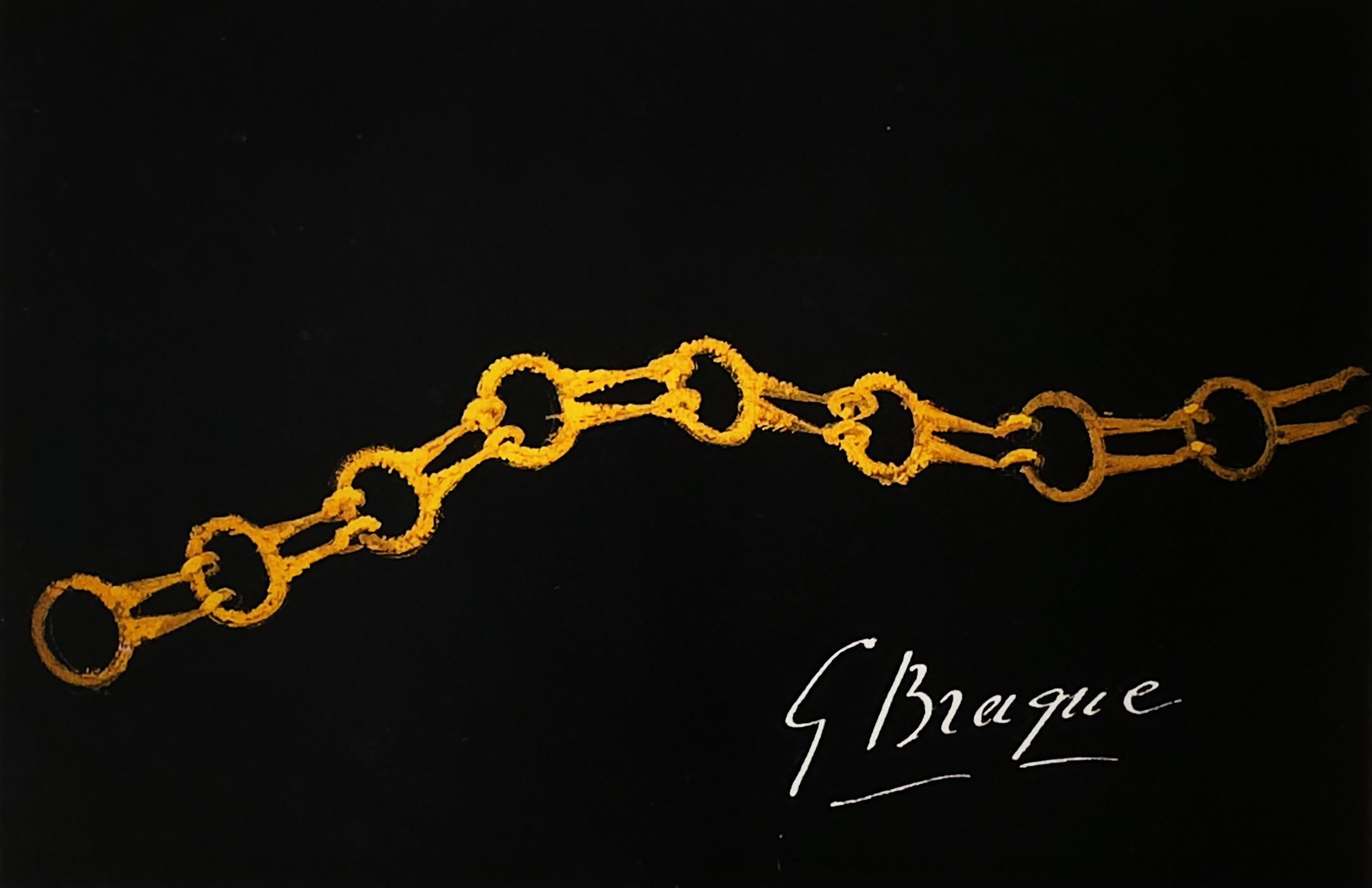 Georges Braque, bracelet « Mesopotamia » en or 18 carats, 1963 Excellent état - En vente à Paris, FR