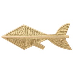 1963 Georges Braque Oro  "Spilla "Alphée