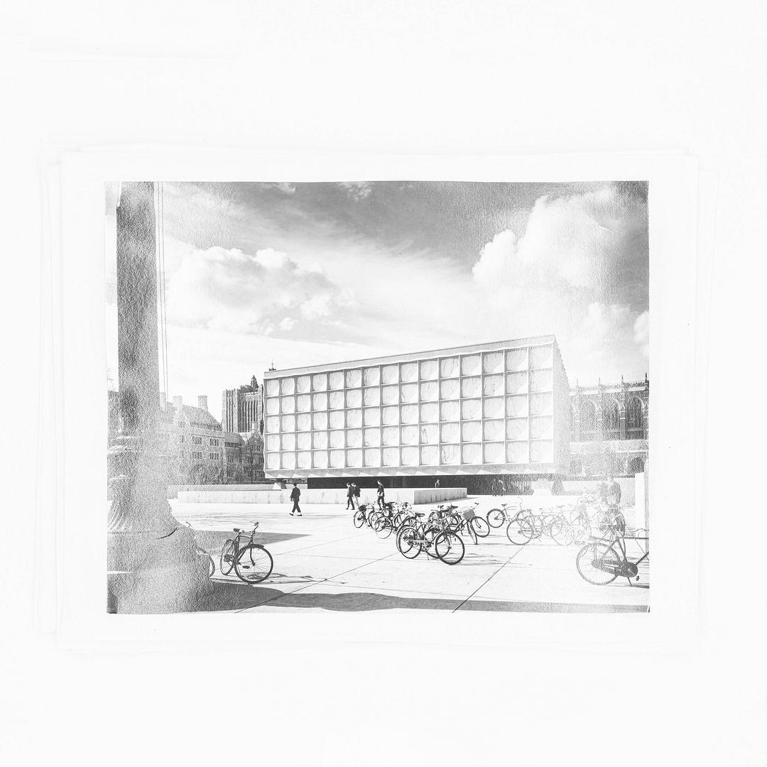 Américain 1963 Photographies personnelles d'Ezra Stoller de la bibliothèque Beinecke par Gordon Bunshaft en vente
