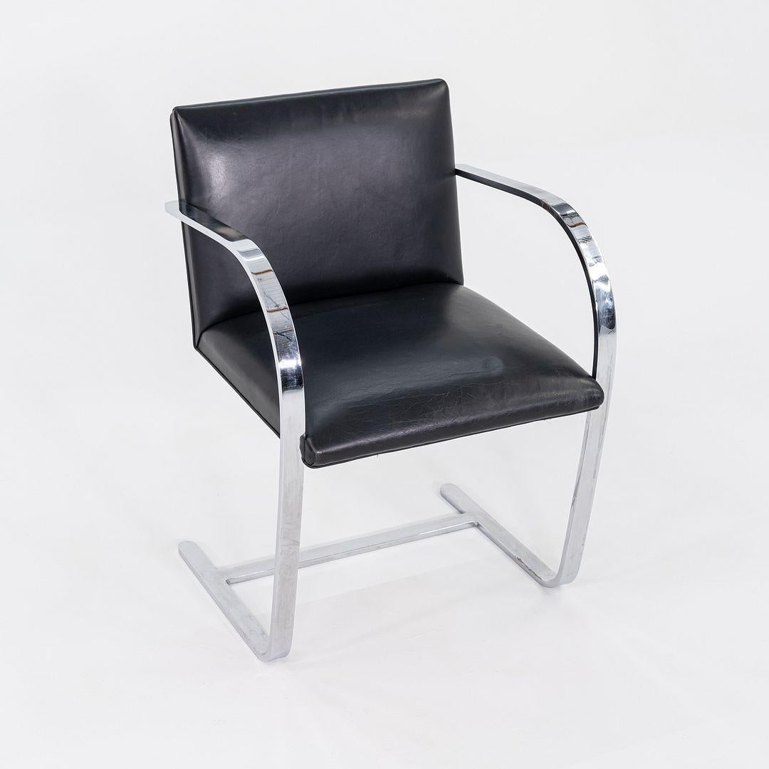 1963 Gordon Bunshaft's Personal Mies van der Rohe Flat Bar Brno Chair For Sale 4