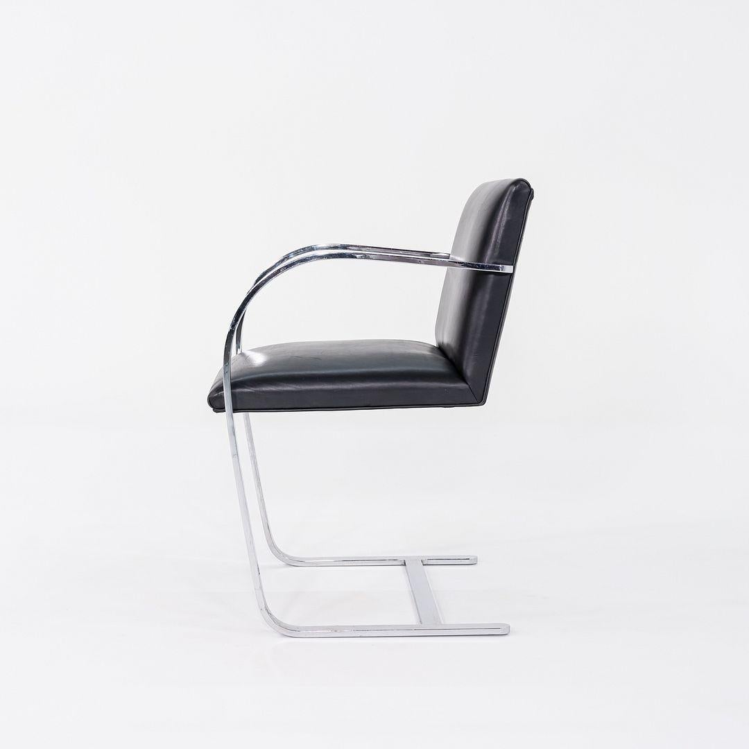 Foam 1963 Gordon Bunshaft's Personal Mies van der Rohe Flat Bar Brno Chair For Sale