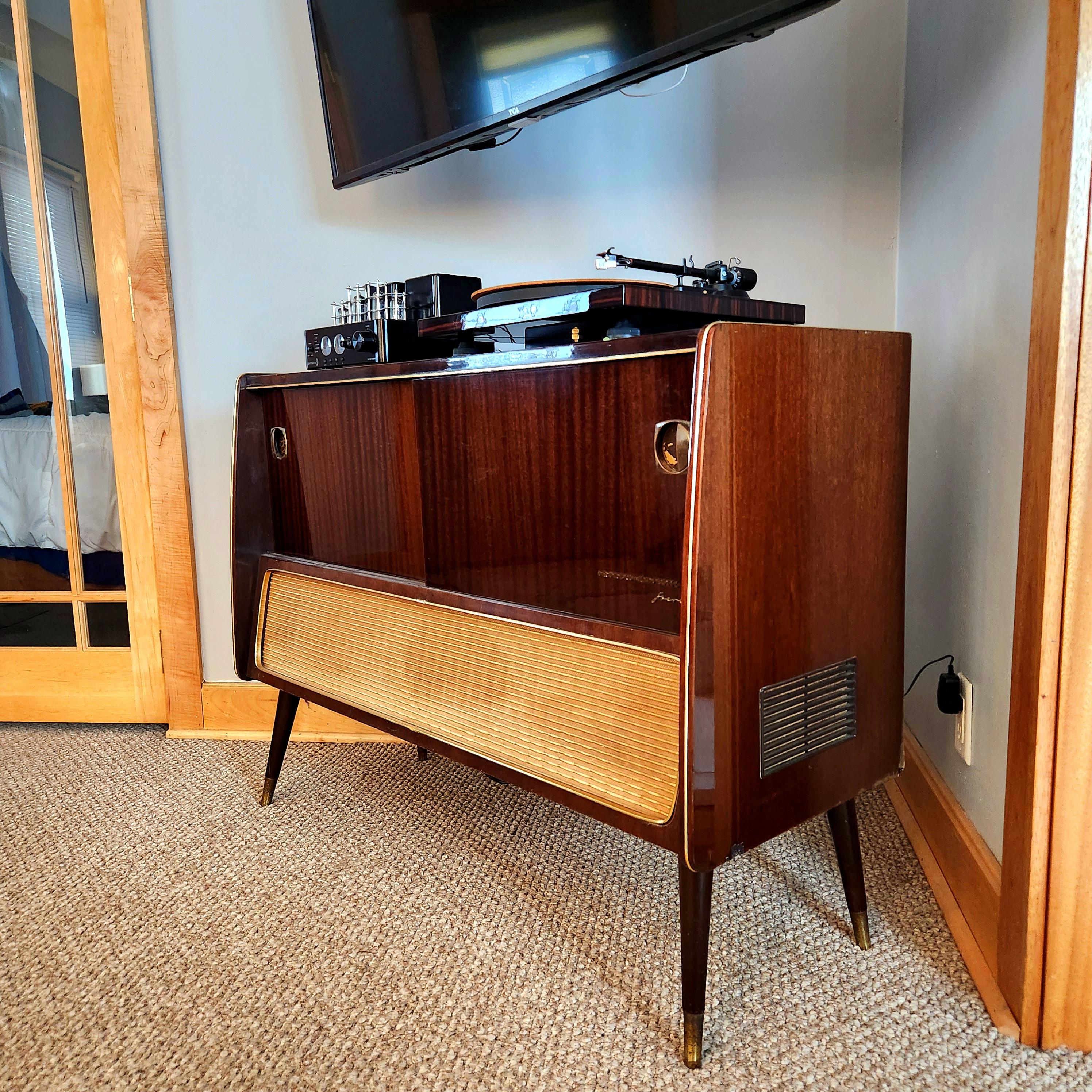 1950s grundig stereo console