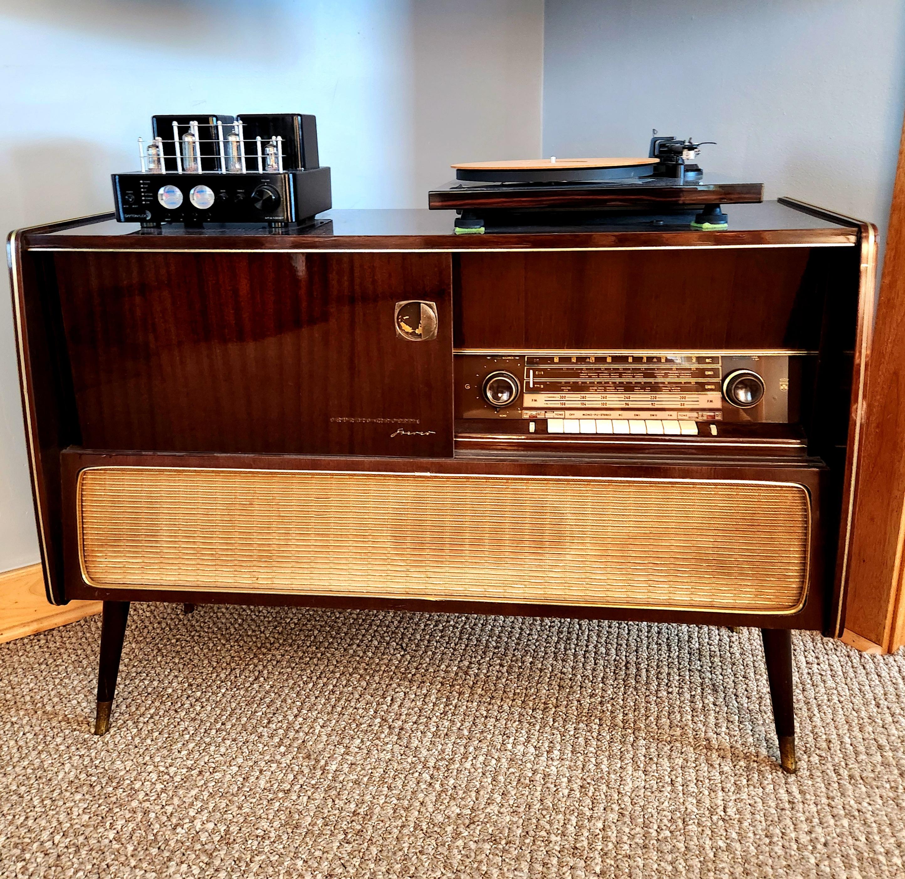 1950s grundig majestic console stereo