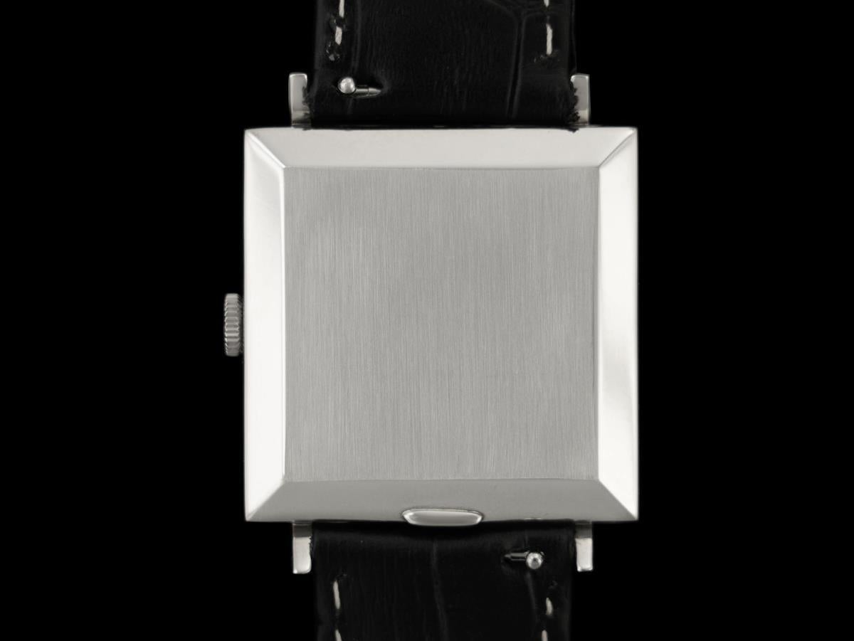 1963 IWC Vintage Mens Square Watch, Cal. 854 Automatic - Stainless Steel For Sale 2