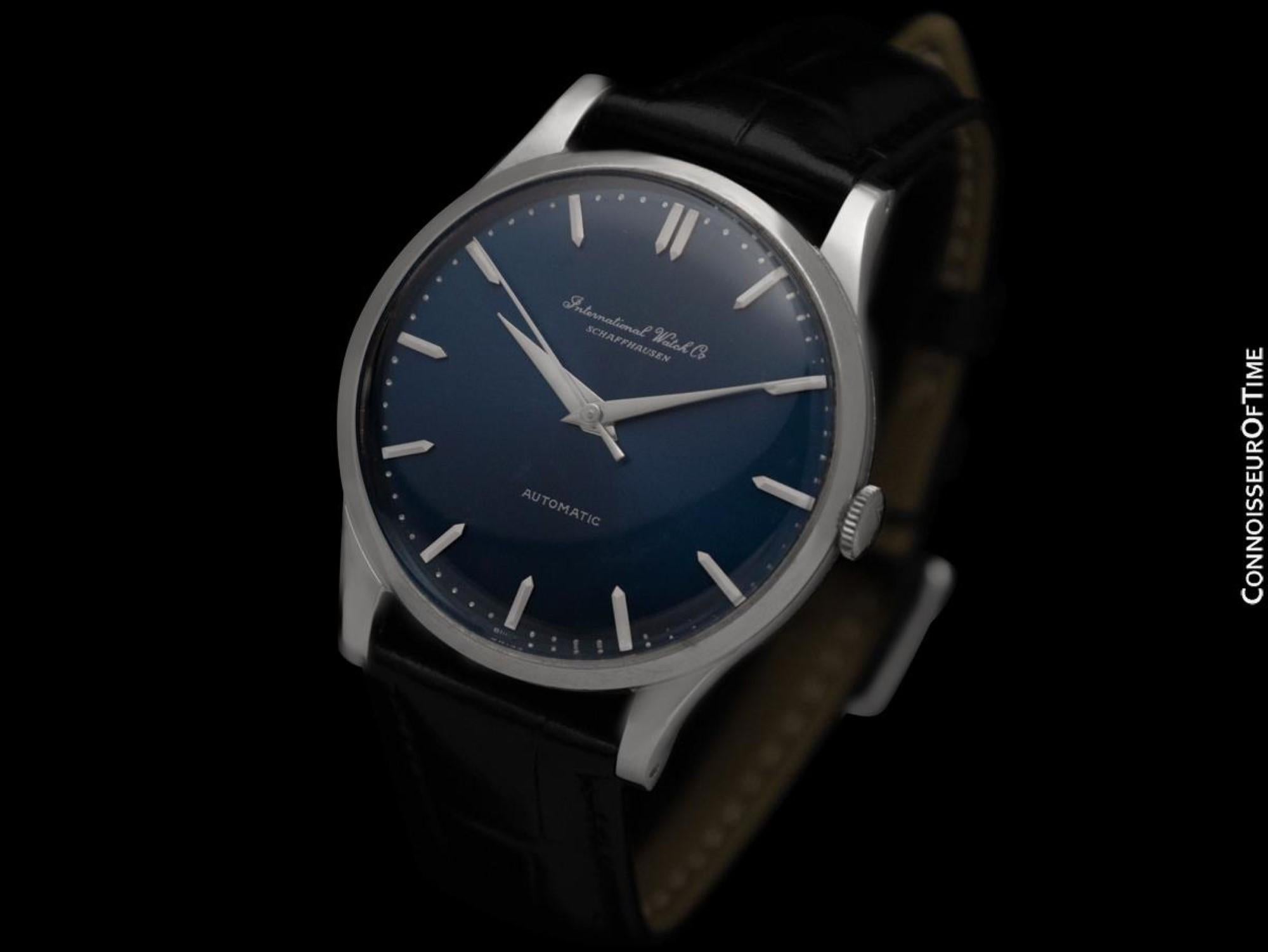 1963 IWC Vintage Mens Watch, Cal. 853 Automatic - Stainless Steel In Excellent Condition In Suwanee, GA