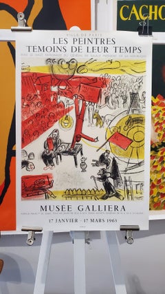 1963, 'La Revolution' Marc Chagall Original French Exhibition Poster