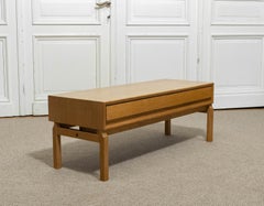 1963 Oak Storage Bench Sideboard  MTP collection by Marian Grabinski IKEA