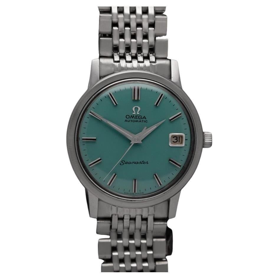 1963 OMEGA SEAMASTER Hombre Vintage Tamaño Completo Cal. 565 con Pulsera Cuentas de Arroz en venta