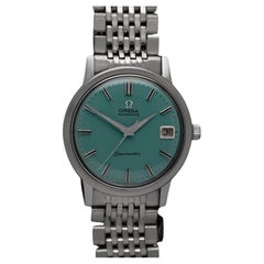 1963 OMEGA SEAMASTER Hombre Vintage Tamaño Completo Cal. 565 con Pulsera Cuentas de Arroz