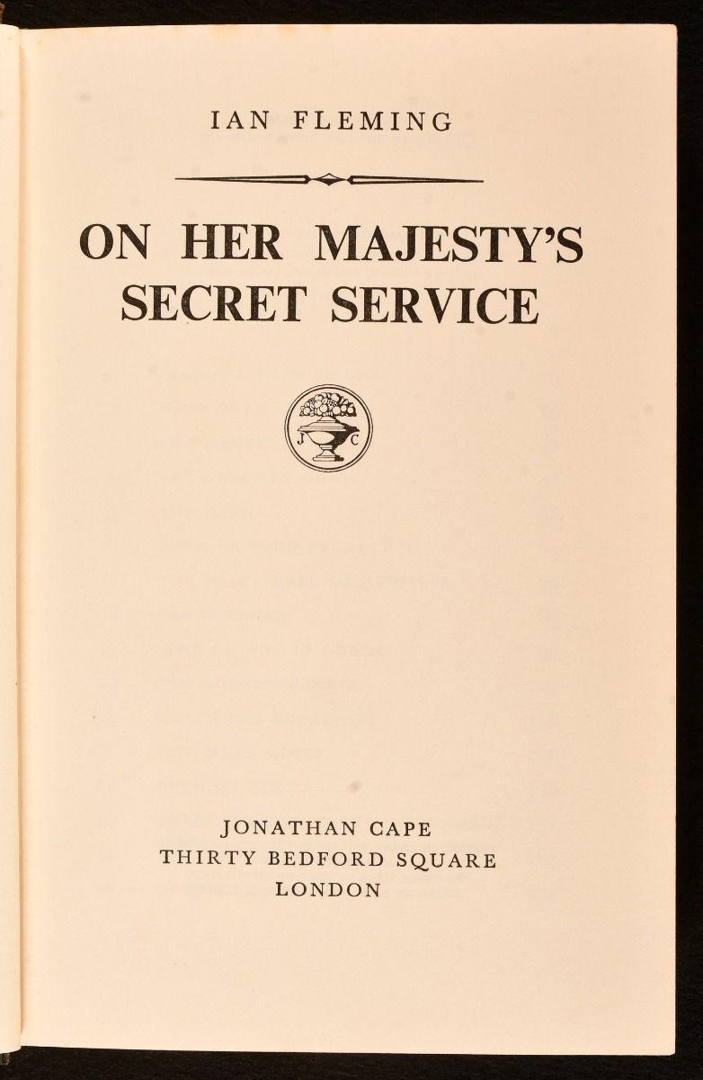 1963 On Her Majesty's Secret Service In Good Condition For Sale In Bath, GB