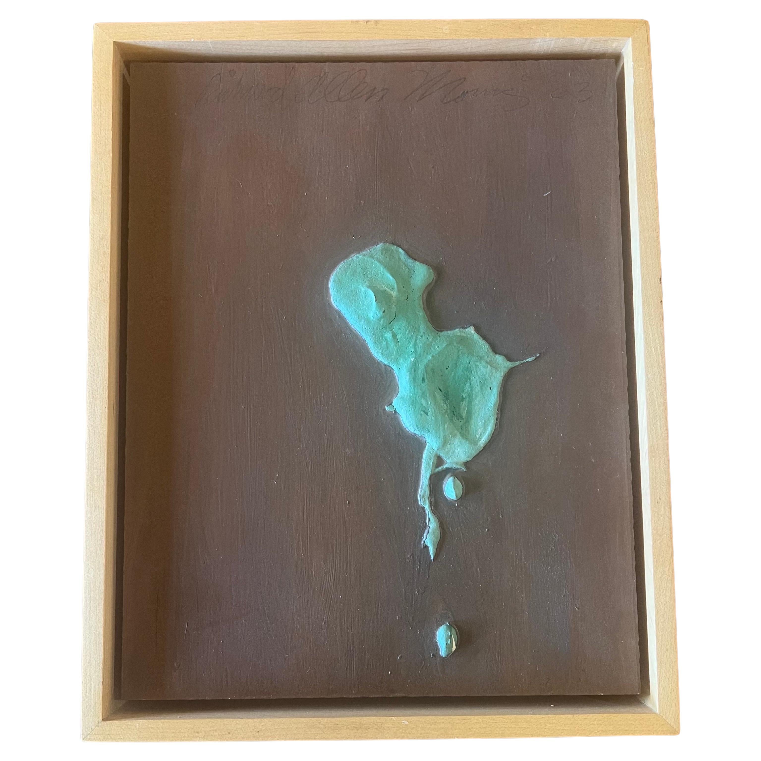 1963 Original Framed Acrylic on Board by Richard Allen Morris Listed Artist