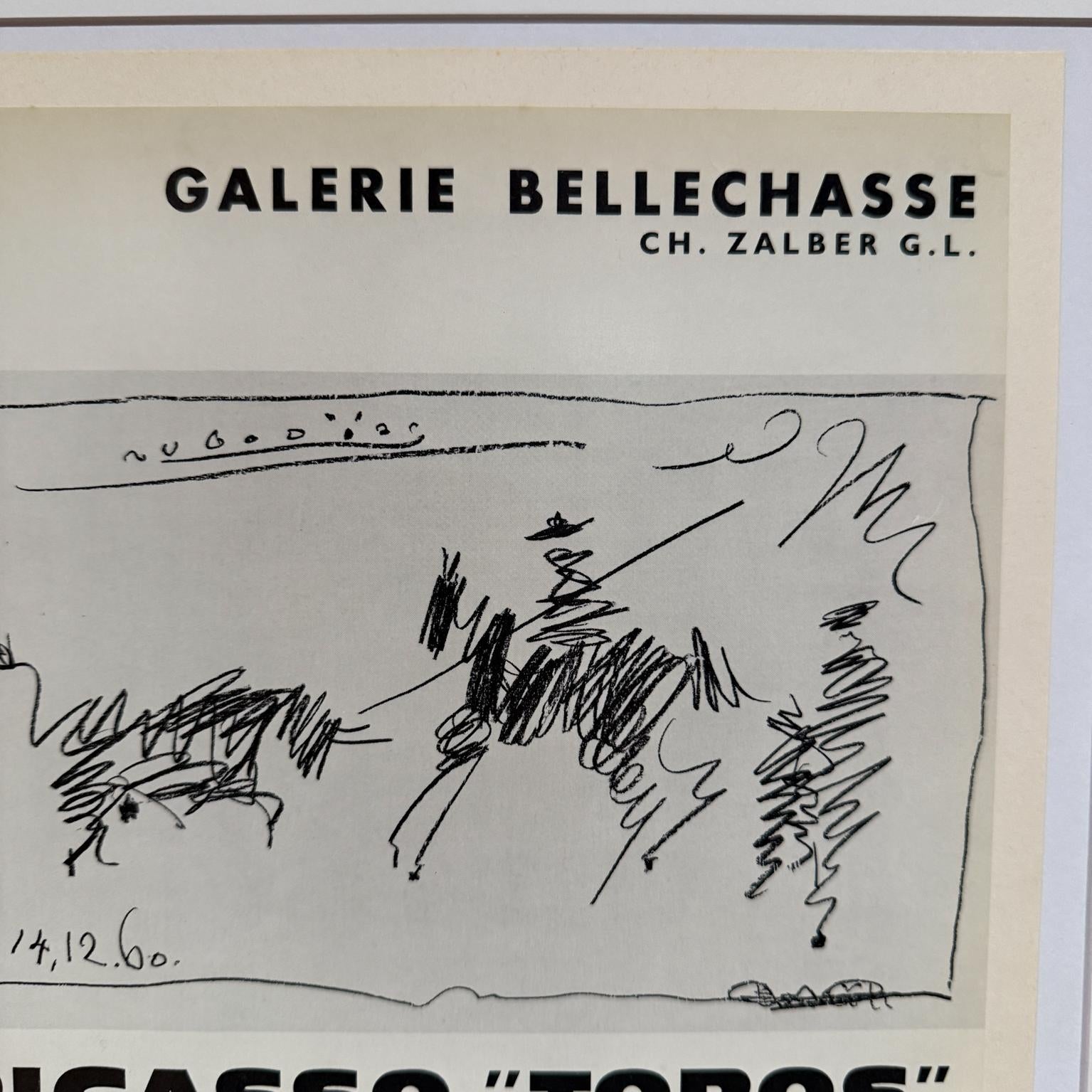 1963 Pablo Picasso Exposition Vallauris, Poster, Linolschnitt, Linocut (Moderne der Mitte des Jahrhunderts) im Angebot