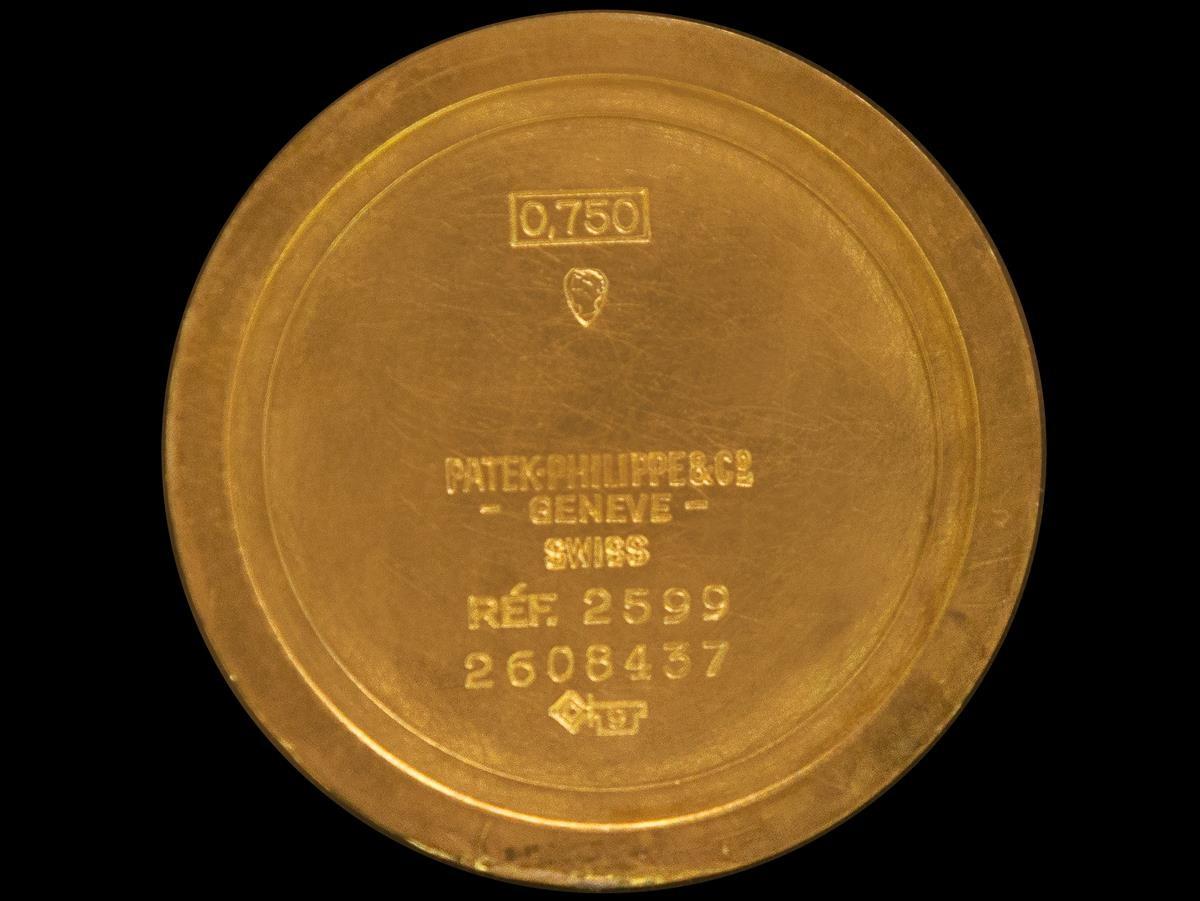 1963 Patek Philippe Reloj de Vestir Vintage de Cuerda Manual Ref. 2599 - Oro de 18 quilates en venta 2