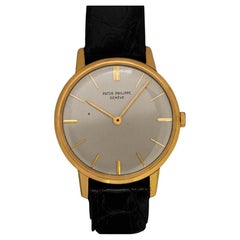 1963 Patek Philippe Vintage Mens Handwound Dress Watch Ref. 2599 - 18K Gold