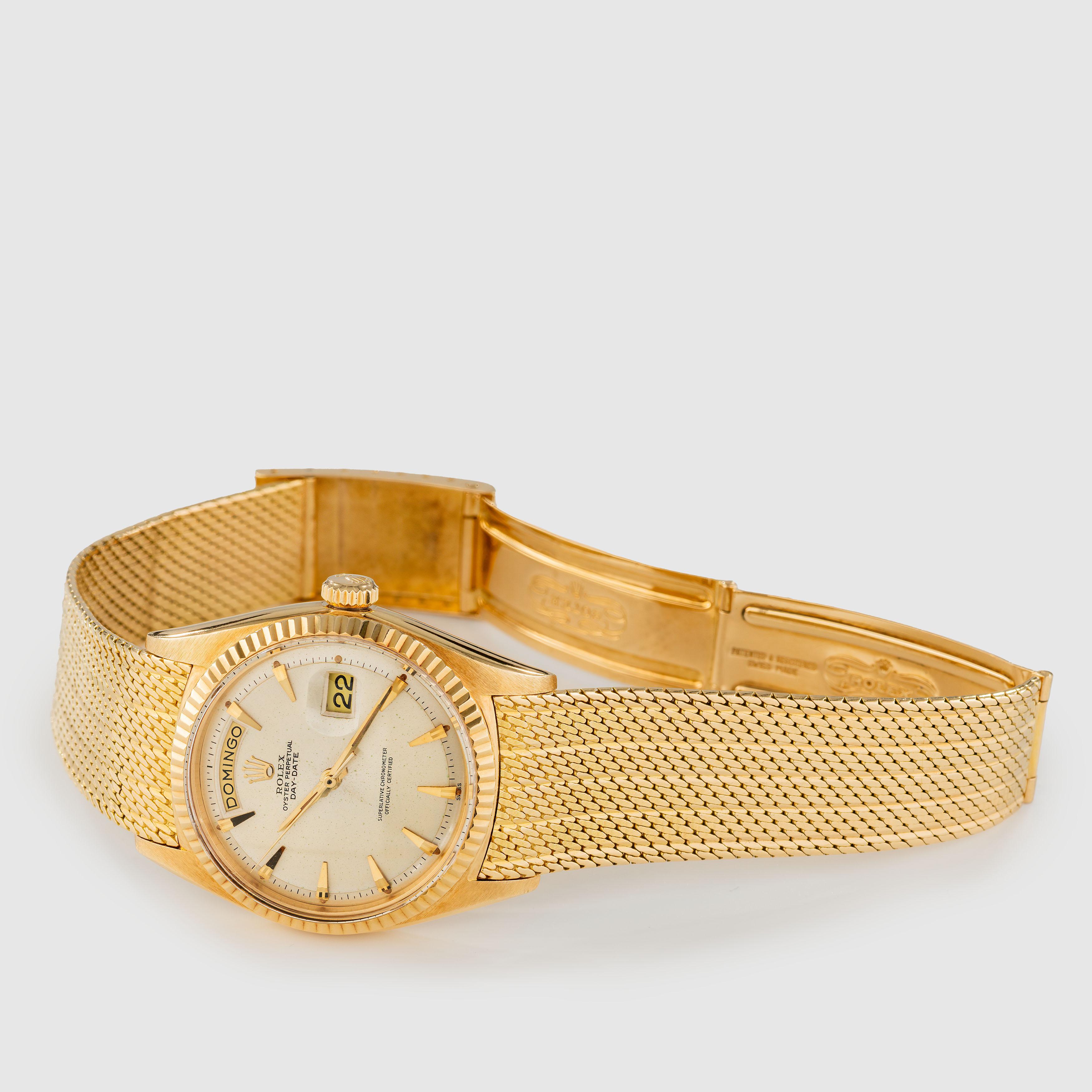 1963 Rolex Day Date Special Millanaise Armband Ref. 1803 im Angebot 3