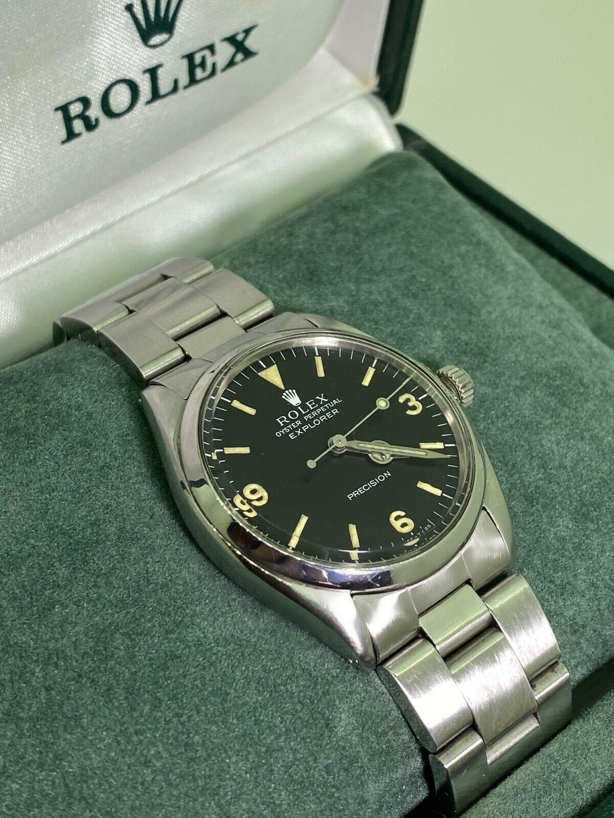 Fine, Very Rare & Highly Collectable Rolex Explorer ref 5500 is a timeless luxury, 

dating from circa 1963

The Rolex reference 5500 has been long admired for its functionality, desirability & power. 

Launched in 1957 and would carry various names