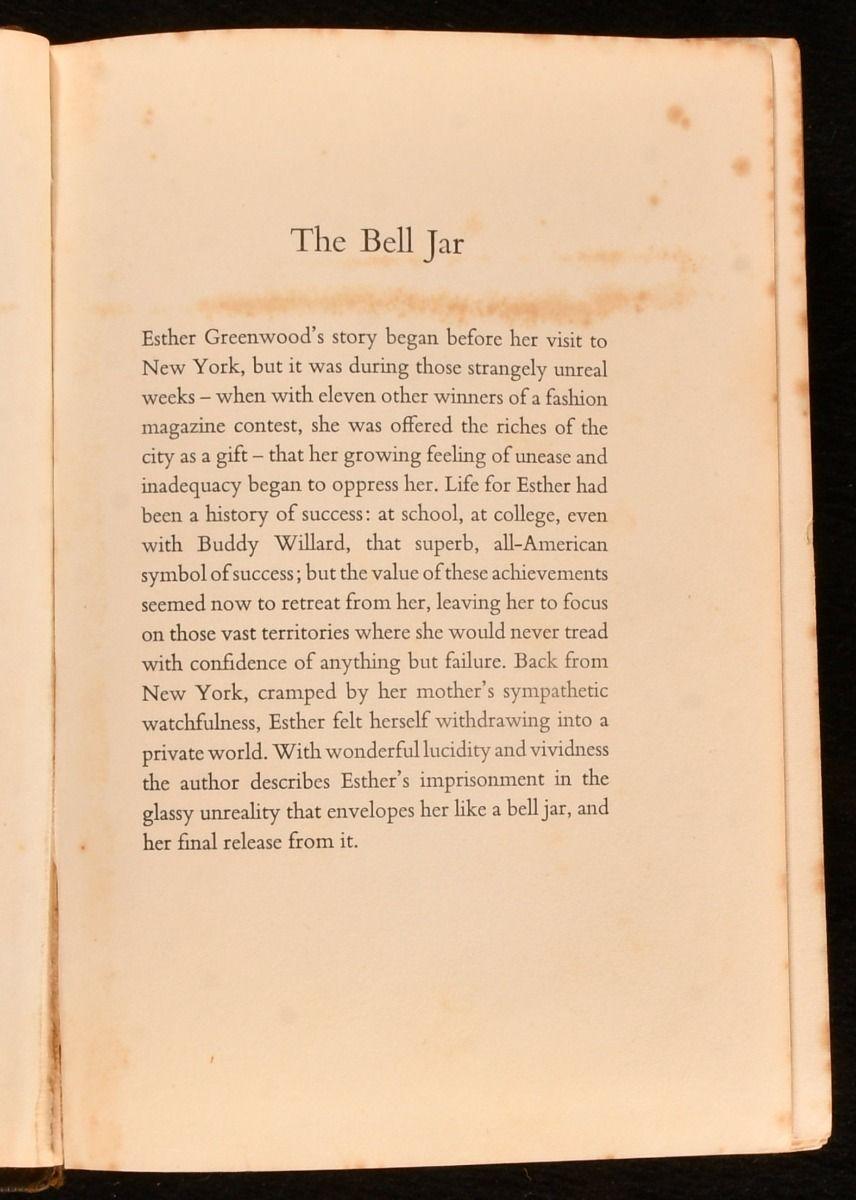 1963 The Bell Jar For Sale 3
