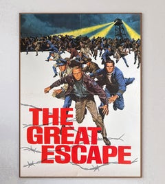 1963 La gran evasión Cartel original de época