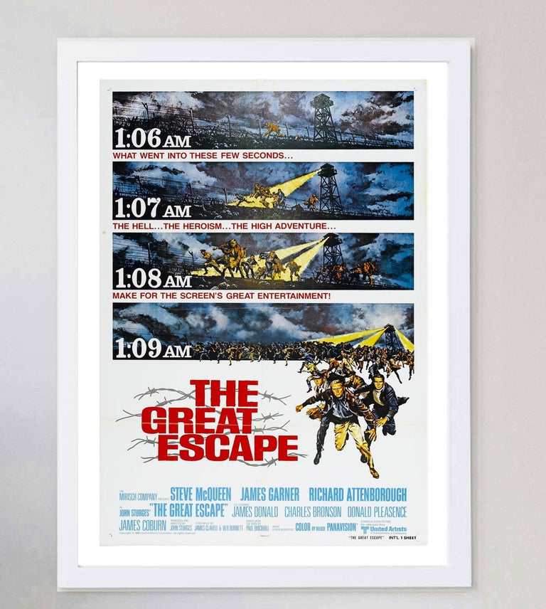 1963 The Great Escape Original Vintage Poster For Sale at 1stDibs 