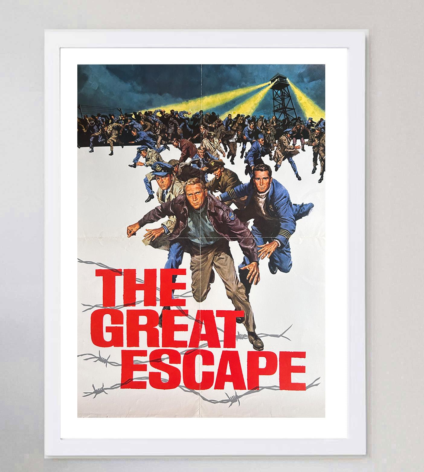 1963 The Great Escape Original Vintage Poster (Mitte des 20. Jahrhunderts) im Angebot