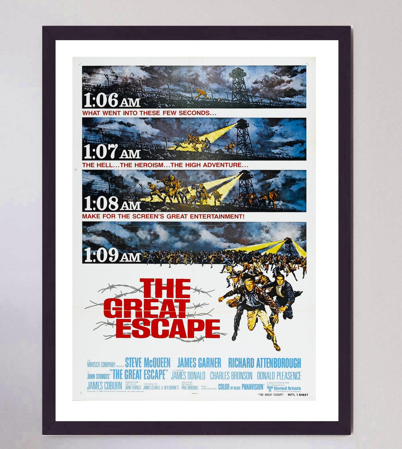 Mid-20th Century 1963 The Great Escape Original Vintage Poster For Sale