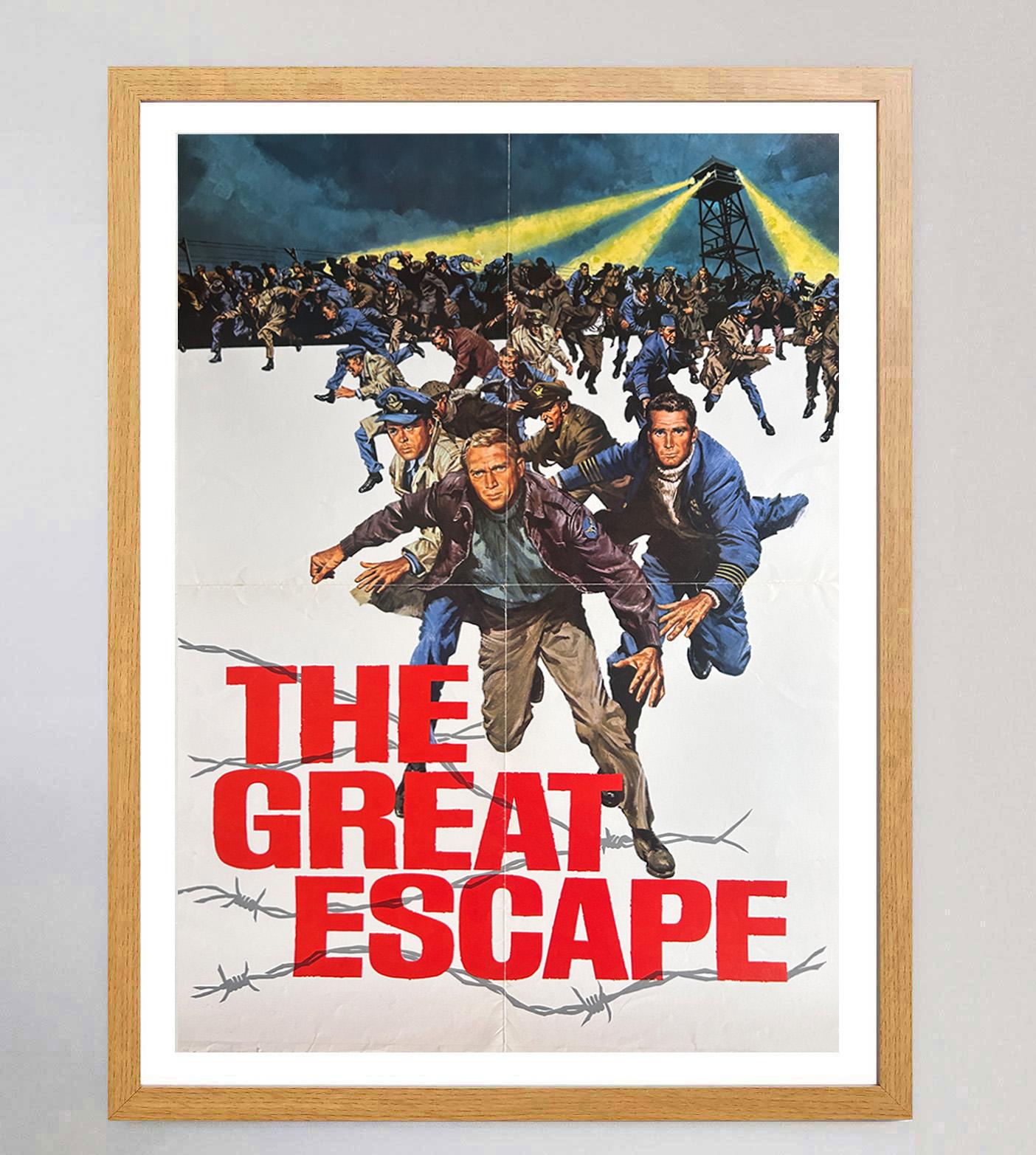 1963 The Great Escape Original Vintage Poster (Papier) im Angebot
