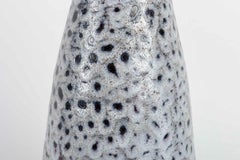 1963 Vallauris Große Vase aus glasierter Keramik, handgedrehte Terrakotta, 1963