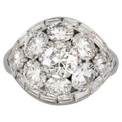 1963 Van Cleef & Arpels Diamond Bombé Ring