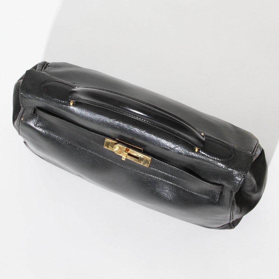 Women's or Men's 1963 Vintage Hermes Kelly Handbag