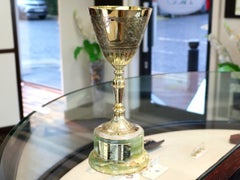 1964 9K Yellow Gold Presentation Cup by Ollivant & Botsford, England