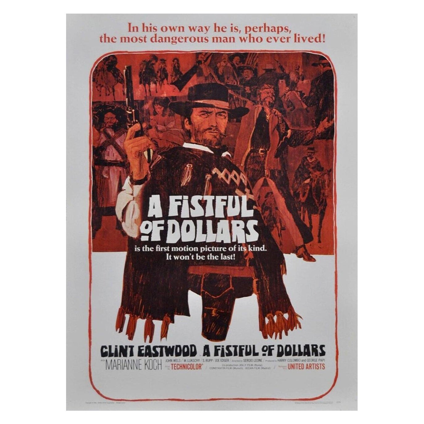 1964 A Fistful of Dollars Original Vintage Poster