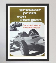 1964 Belgium Grand Prix Original Poster