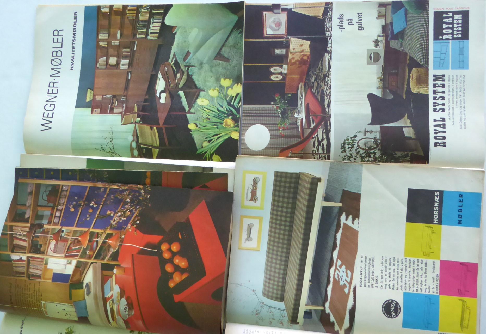 1964 Bo Bedre Danish Language Magazine Scandinavian Home Style Design 12 issues 4
