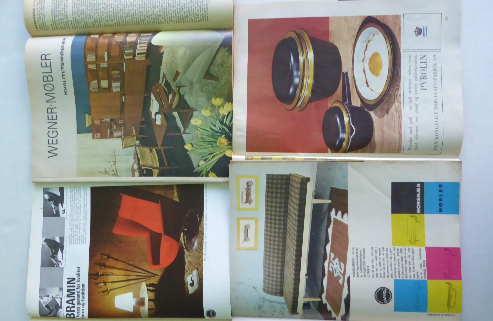 1964 Bo Bedre Danish Language Magazine Scandinavian Home Style Design 12 issues 7