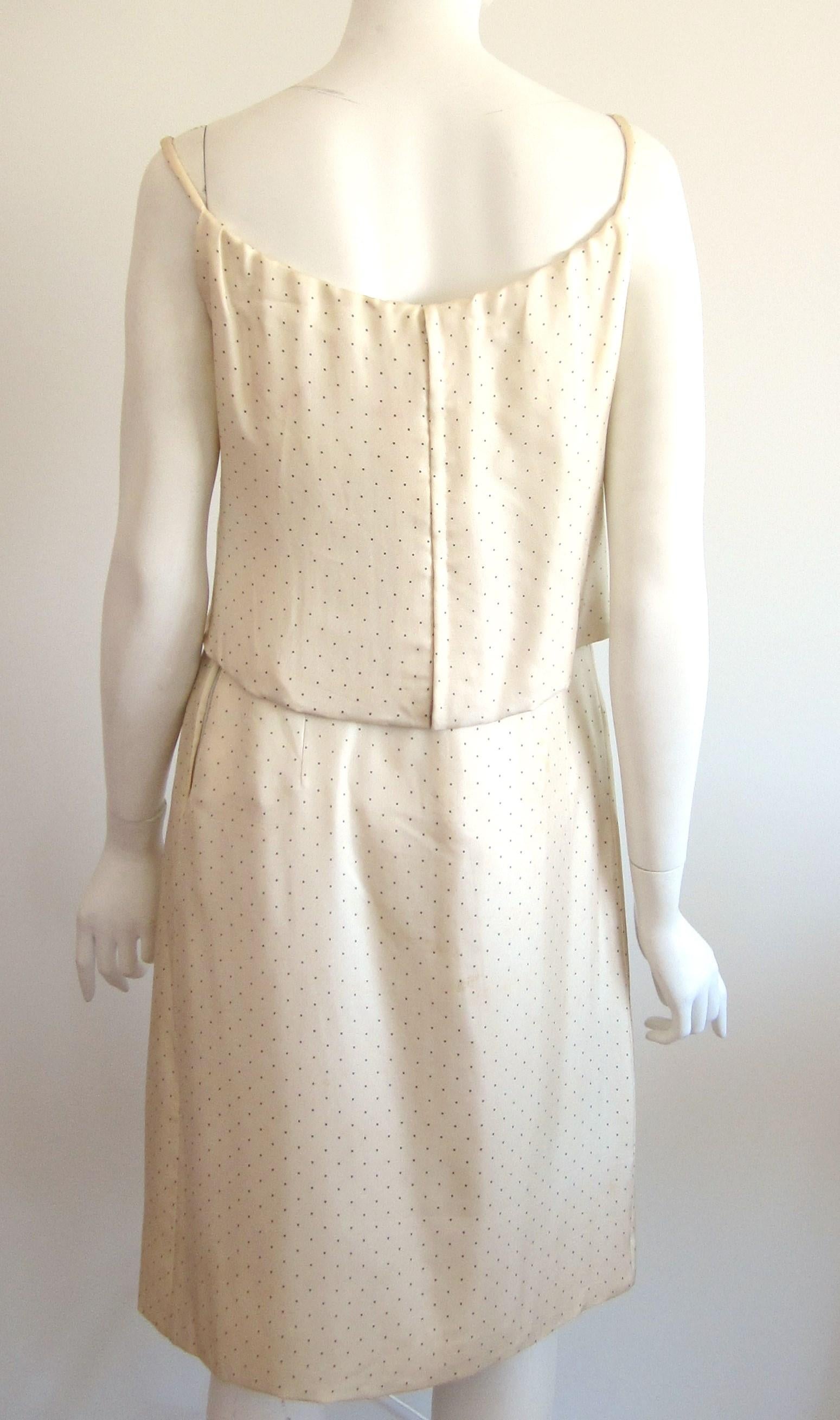 1964 Christian Dior 2 Piece Marc Bohan Dress - Jacket Suit Numbered 123094 3